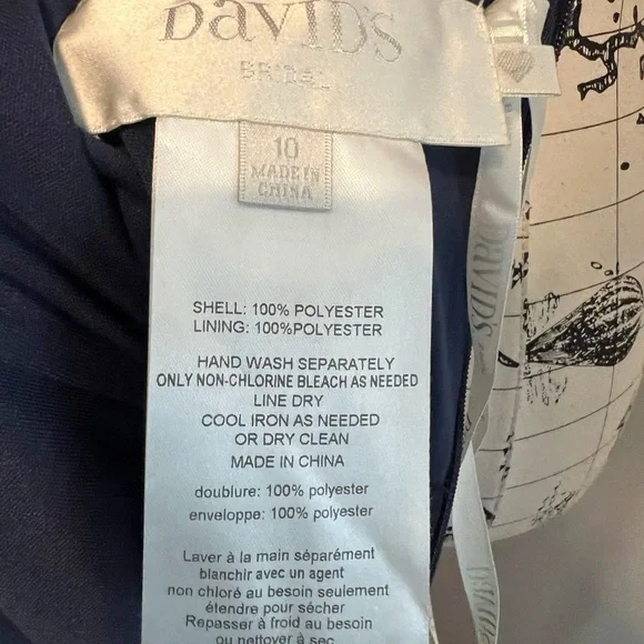 Strapless Davids Bridal Dress NWT - Picture 8 of 8